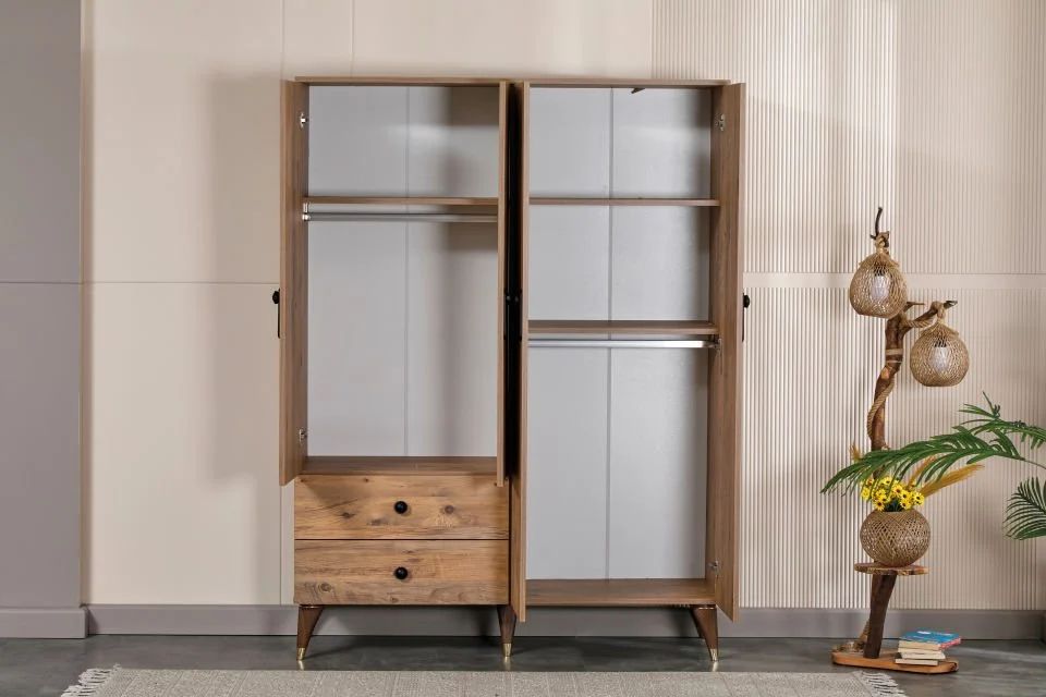 DEFNE 4 KAPAKLI DOLAP (160CM) (ATLAS CAM)