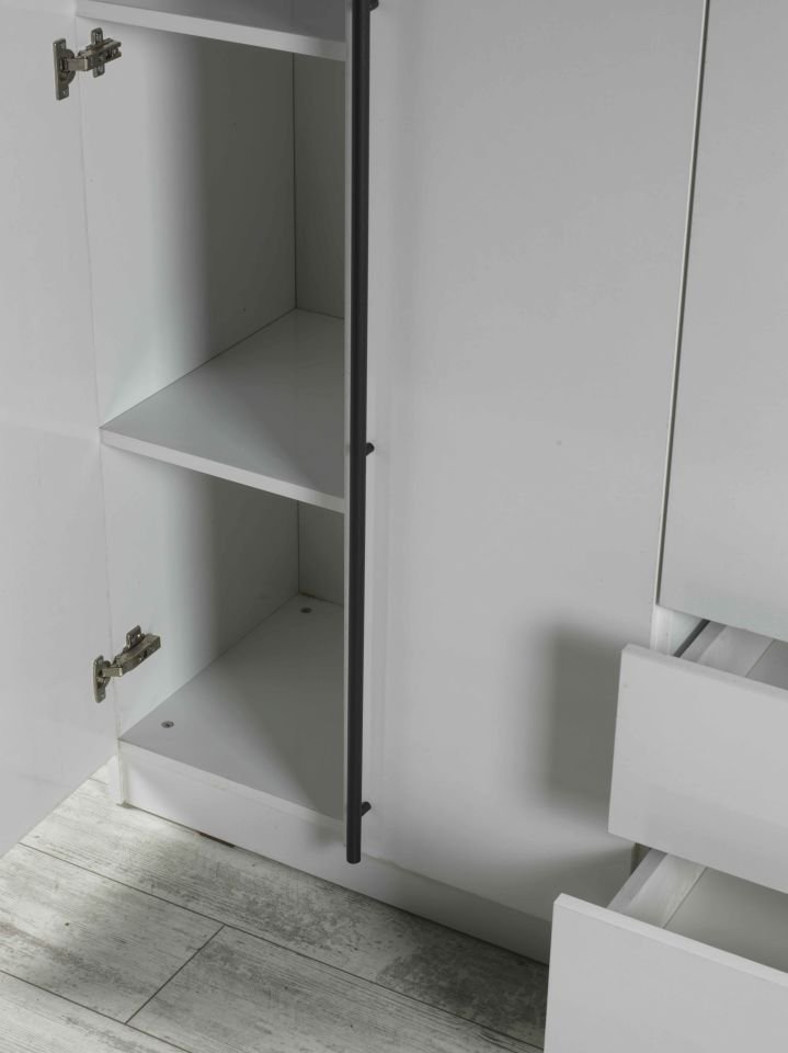 NELL 4 KAPAKLI DOLAP (140CM) (BEYAZ)