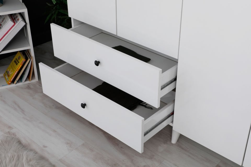 LANZA 4 KAPAKLI DOLAP 120 CM (AYAKLI)