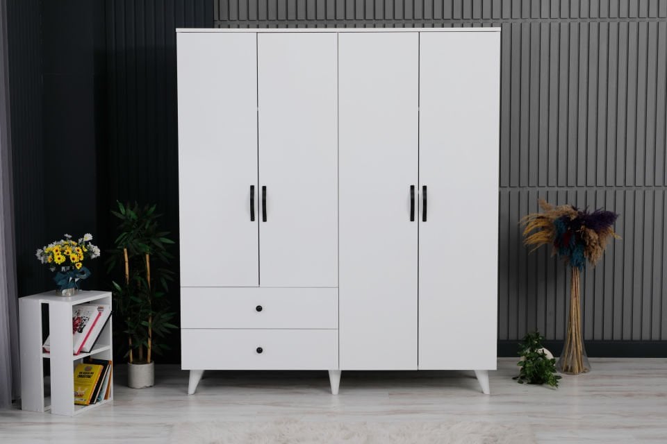 LANZA 4 KAPAKLI DOLAP 120 CM (AYAKLI)
