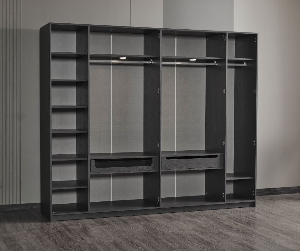 SUIT YATAK ODASI TAKIMI (IPEK SIYAH-M. ROUGE-KAPLAN)