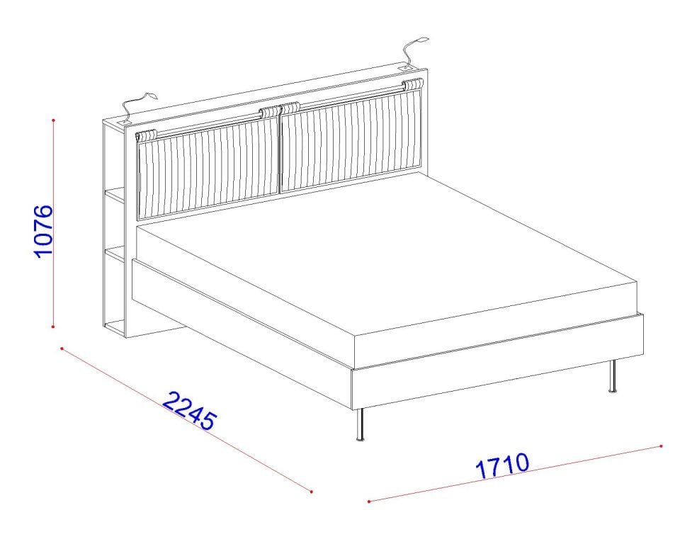 SUIT 160 LIK KARYOLA (IPEK SIYAH-M. ROUGE-KAPLAN)