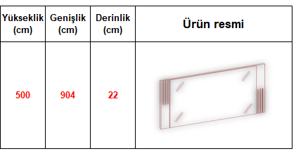 ELSA ŞİFONYER AYNA (DARK GREY)