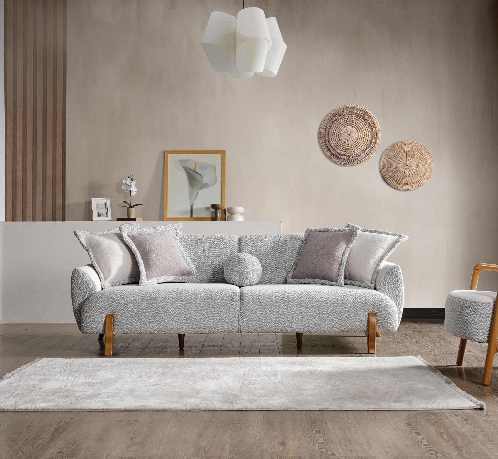 BİANCO ÜÇLÜ KOLTUK