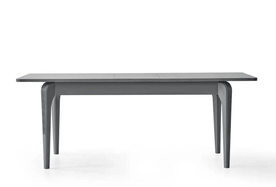 ELSA ORT. KITABELI YEMEK MASASI (DARK GREY)