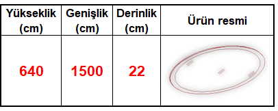 OLYMPOS KONSOL AYNA (DOLUNAY)