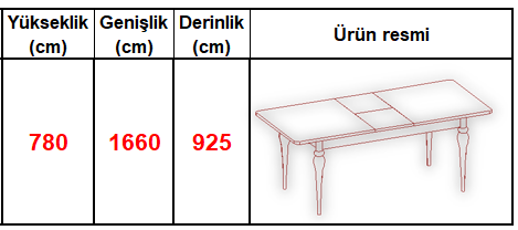 OLYMPOS ORT. KITABELI YEMEK MASASI (DOLUNAY)