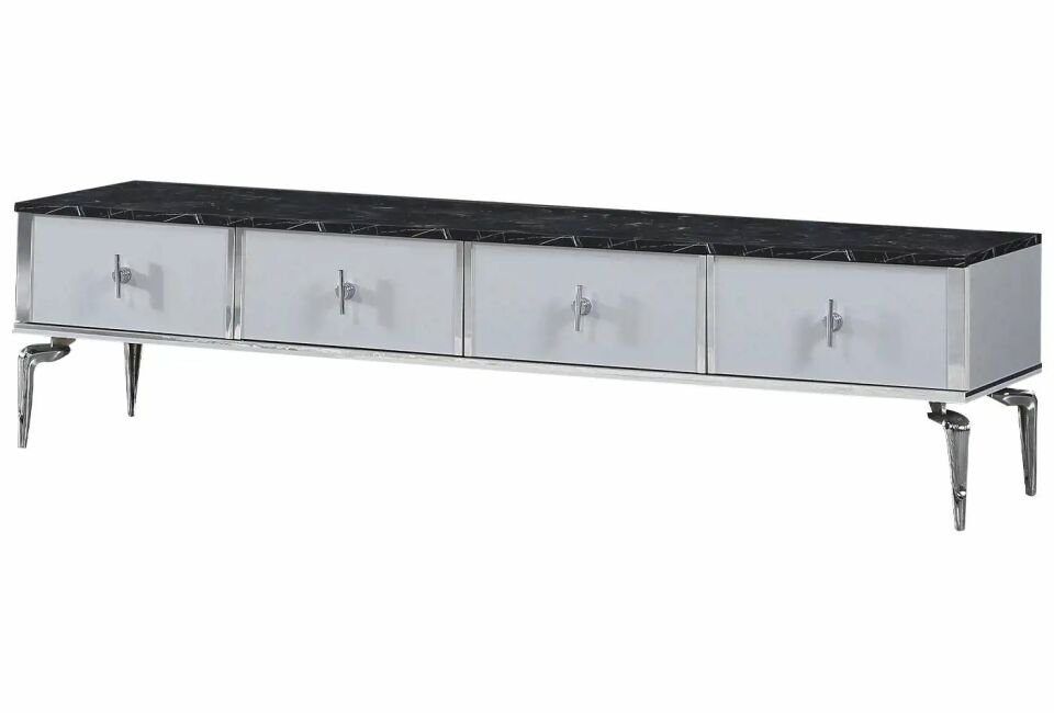 ORLANDO DUVAR ÜNİTESİ TAKIMI (METALIK KROM - LOTUS)