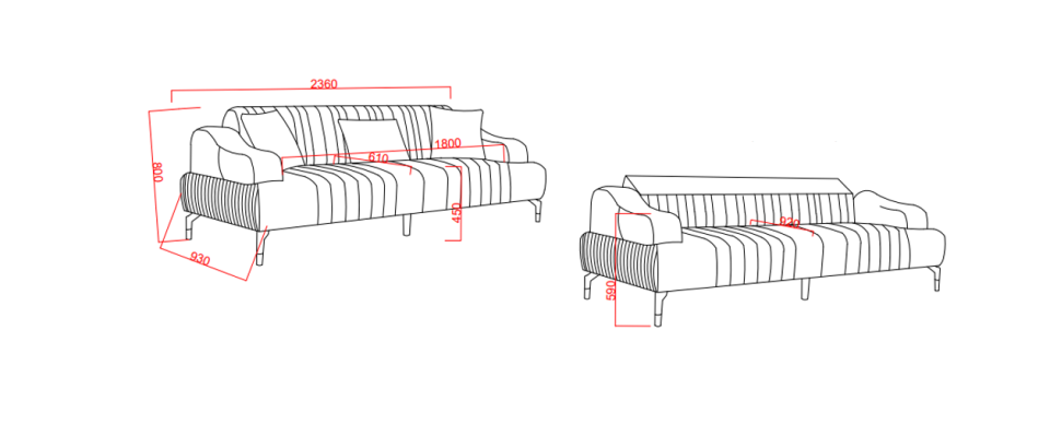 AYDEN ÜÇLÜ KOLTUK(KREM)