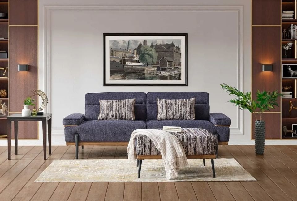 SARA UCLU KOLTUK(MAVİ)