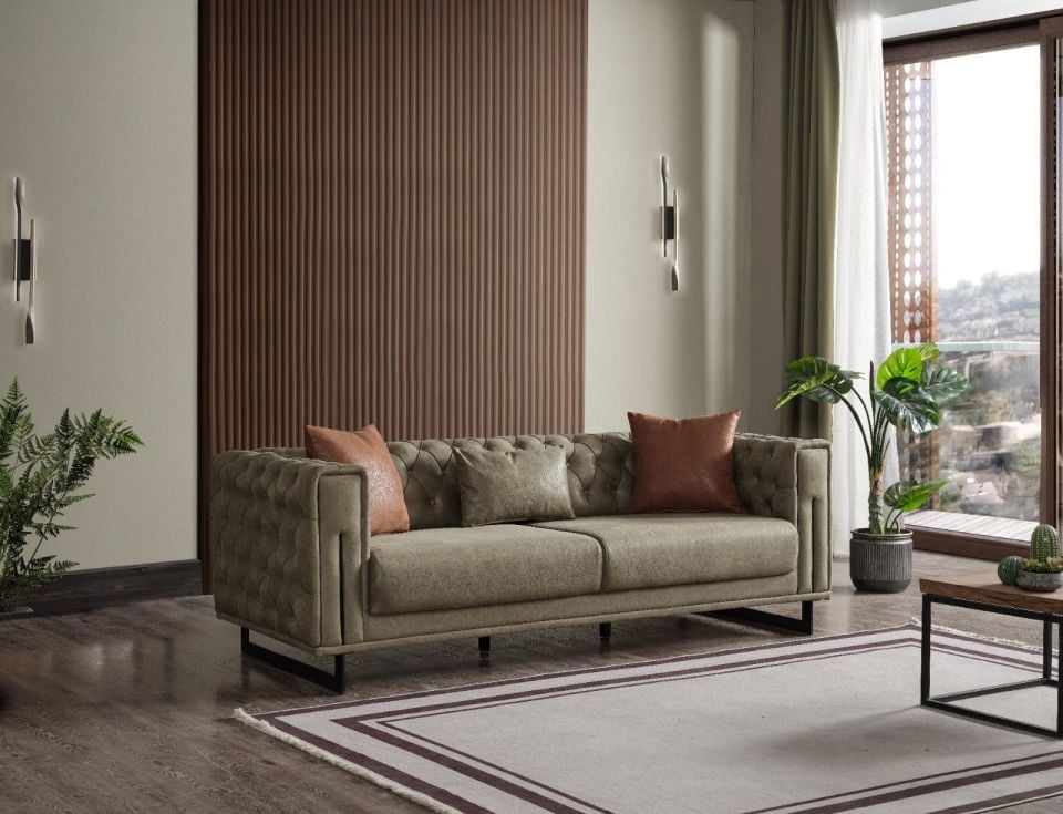 DELTA ÜÇLÜ KOLTUK (YATAKSIZ)(YEŞİL)