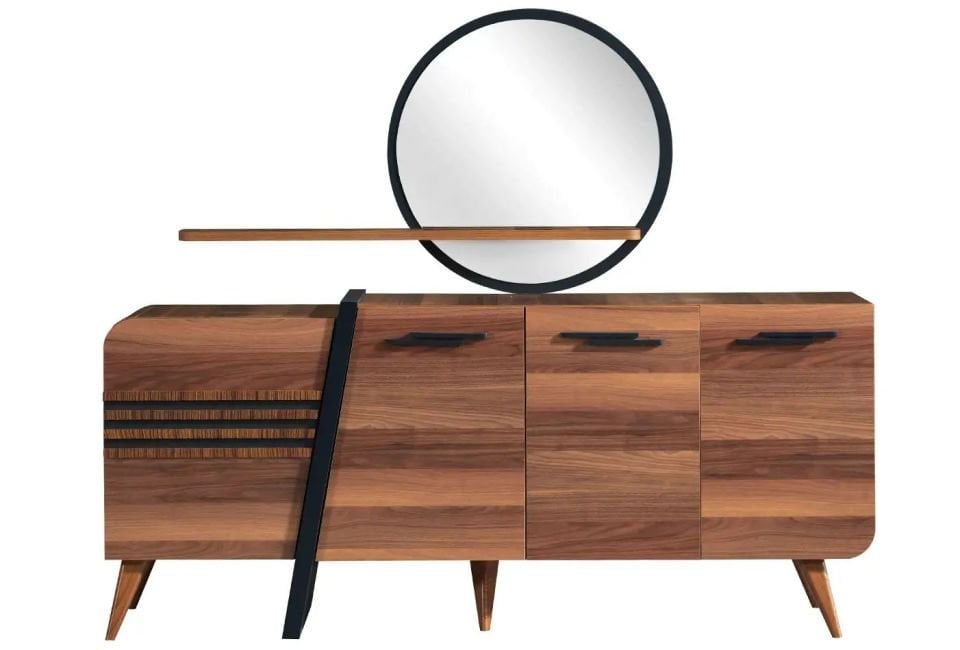 NAVARA YEMEK ODASI TAKIMI (SOGUT - ANTRASIT GRI)