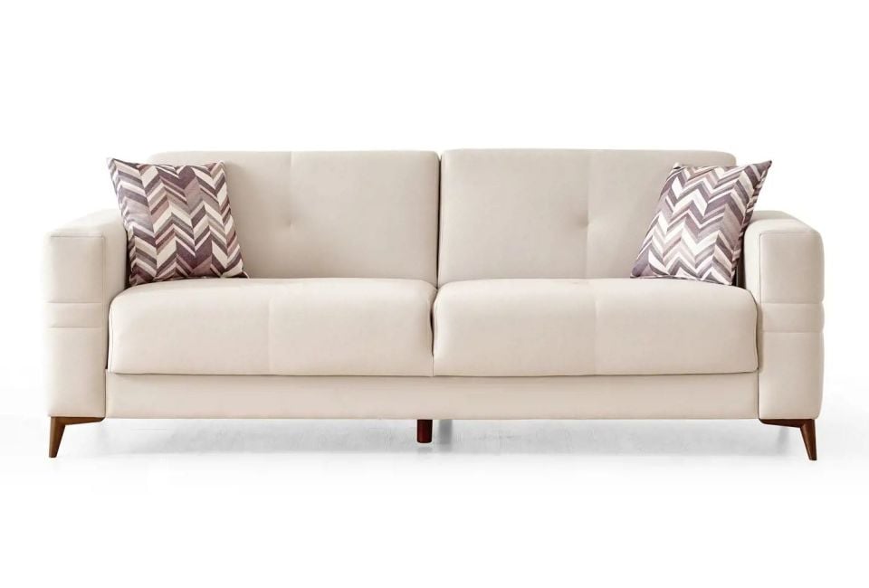 ROY ÜÇLÜ KOLTUK(KREM)