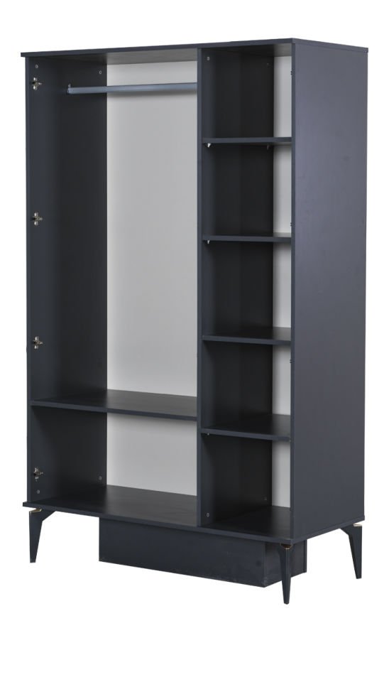 PATARA 3 KAPAKLI DOLAP (KAMAN CEVIZ - ANT. GRI)