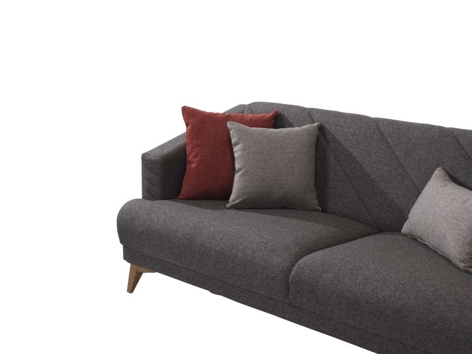 RABELLA ÜÇLÜ KOLTUK(GRİ)