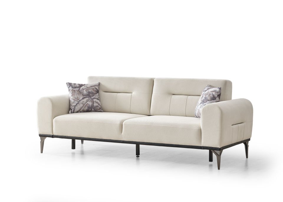 İBİZA ÜÇLÜ KOLTUK(KREM)