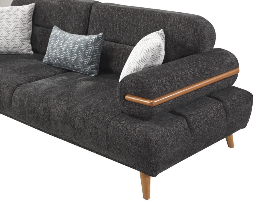 DAFNİ ÜÇLÜ KOLTUK(ANTRASİT)